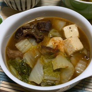 牛筋と豆腐の煮込み